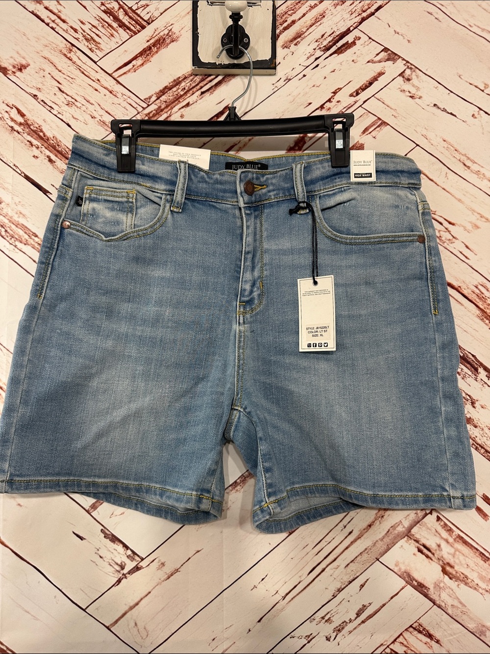 NWT Judy Blue Light Blue Denim Jean Shorts
